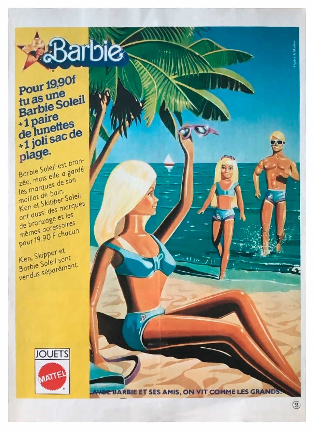 Barbie plage vintage 1966 - Barbie | Beebs