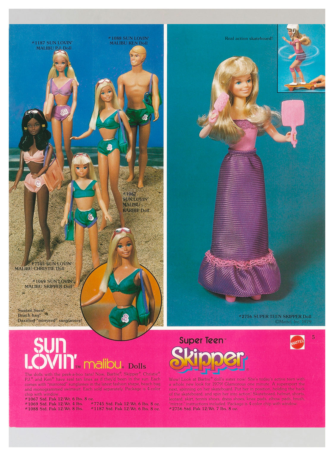 Vintage superstar Barbie Sun Loving Malibu 1978 tan lines