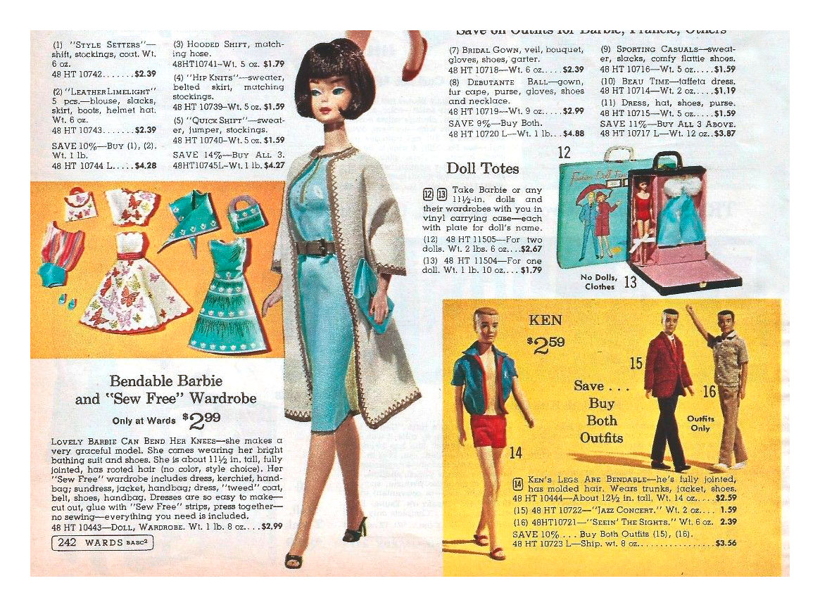 1966 christmas barbie online