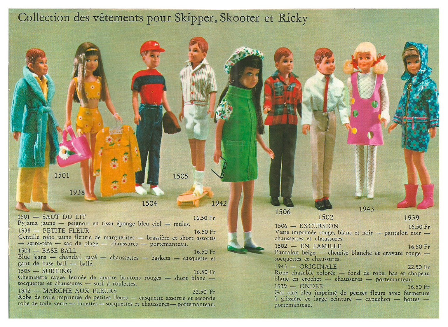 Barbie vintage clothes -  France