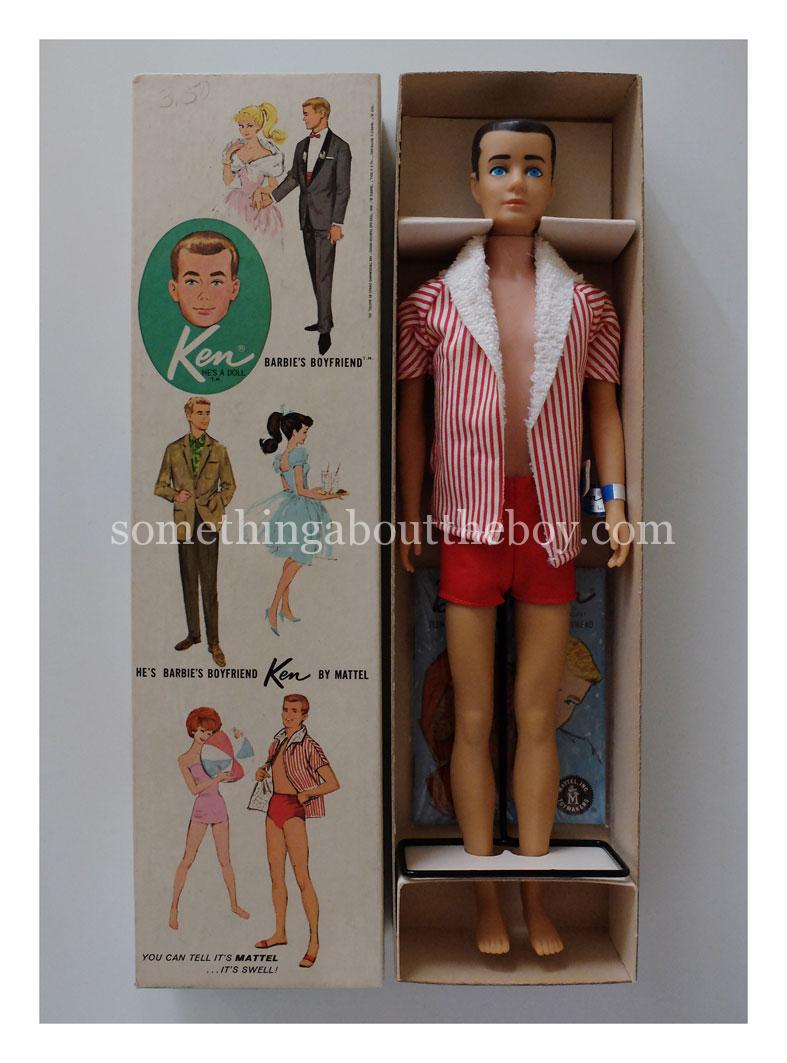 1963 #750 brunette 'shorty' Ken in original packaging