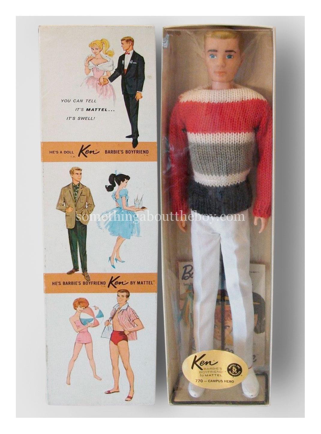 1963 #770 Campus Hero Dressed Doll Ken