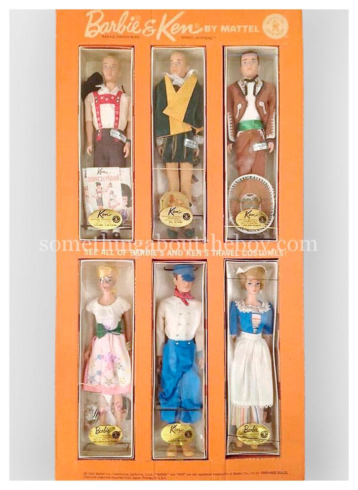1964 Dressed Doll display