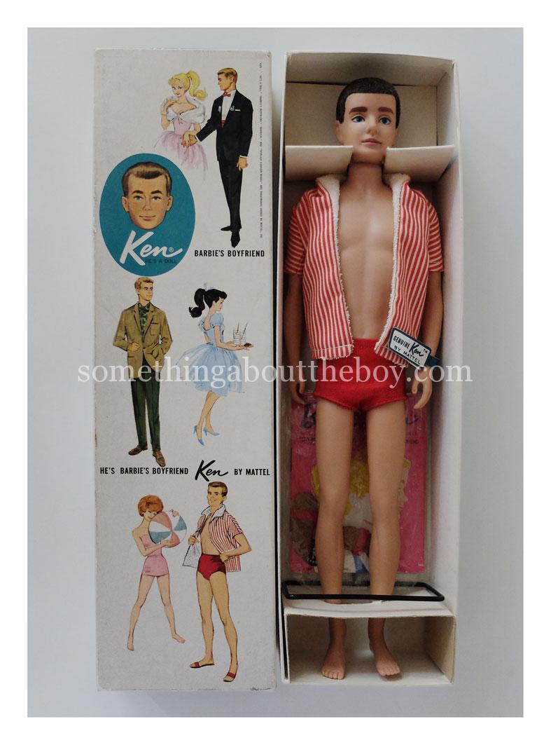 1962 #750 brunette Ken in original packaging