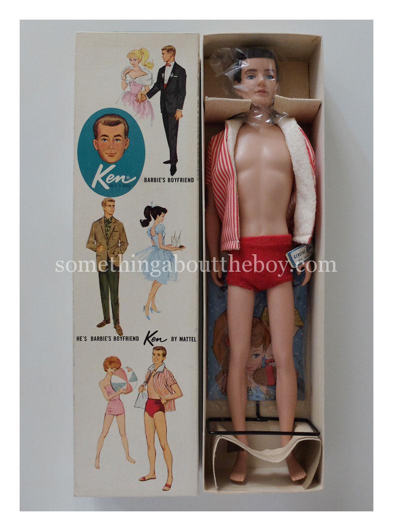 1962 #750 brunette Ken in original packaging