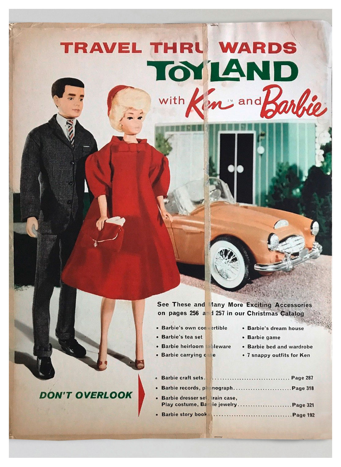 1962 Montgomery Ward Christmas catalogue advertising