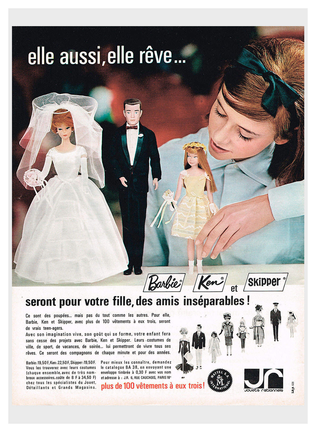 1964 French Barbie advertisement