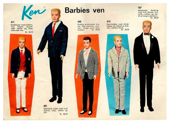 From 1964 Danish Brio/Mattel Barbie booklet