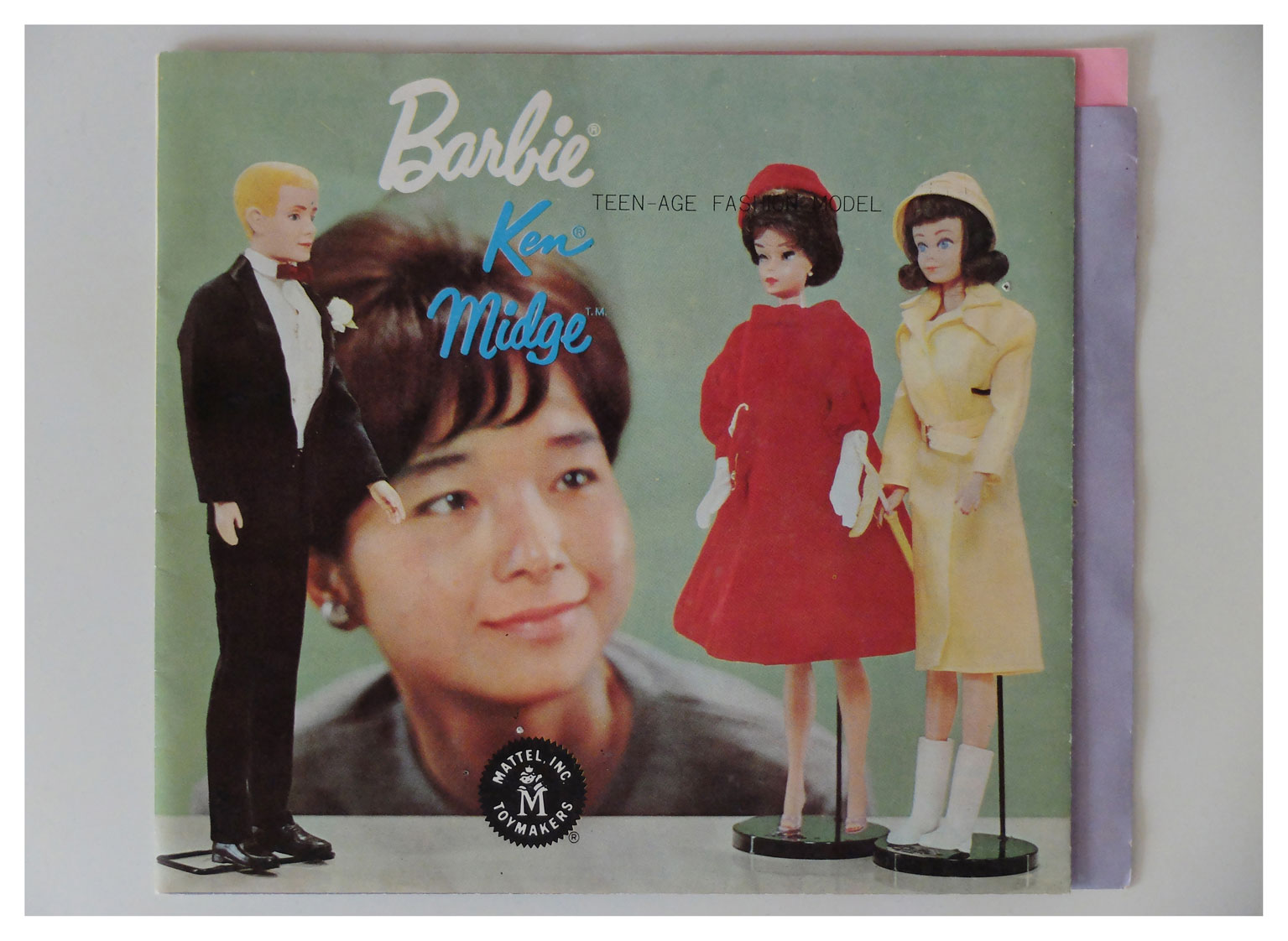 1964 Japanese Barbie Ken & Midge booklet