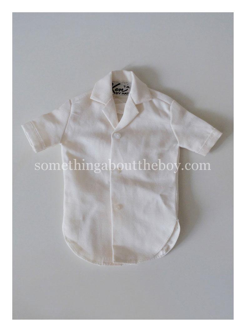 1964 white short-sleeve shirt
