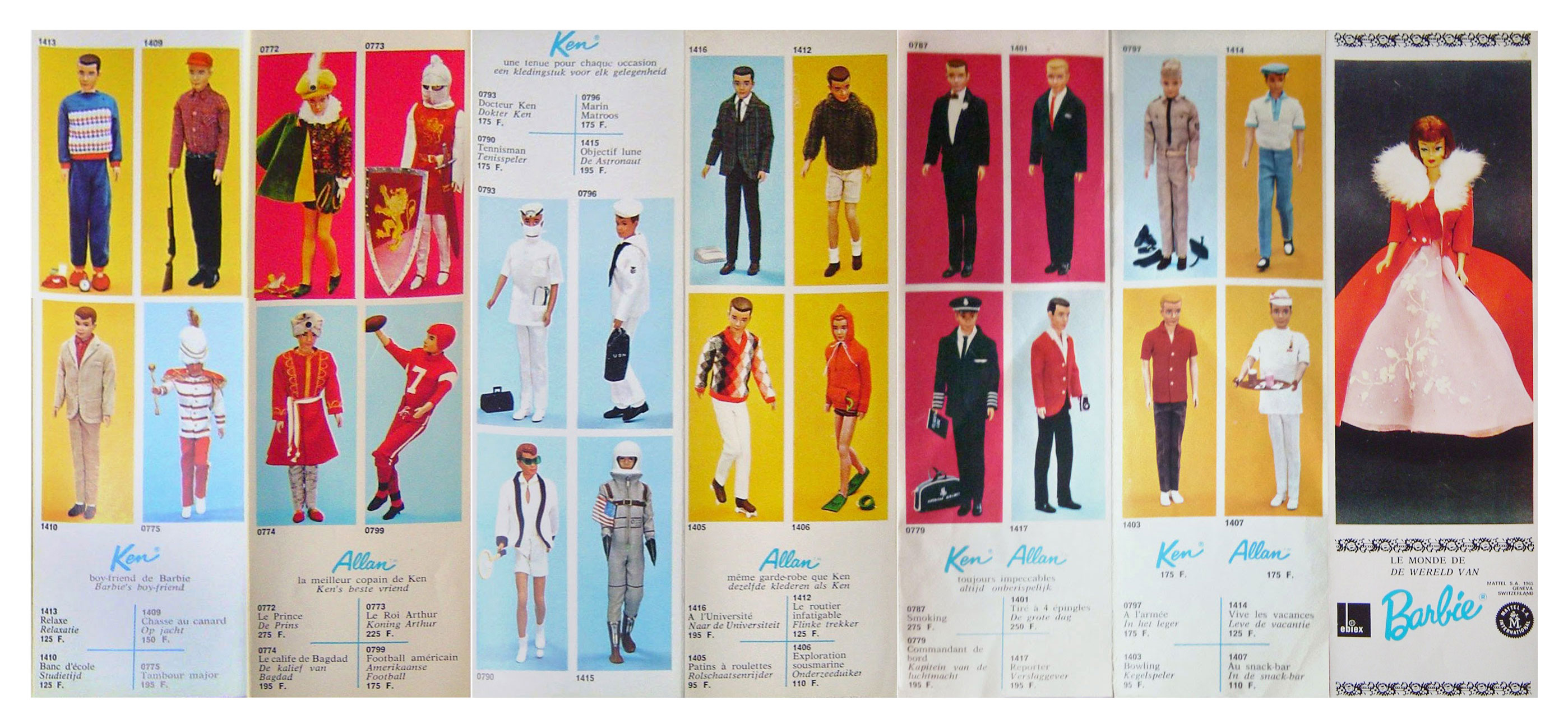 1965 Belgian Mattel Ebiex booklet