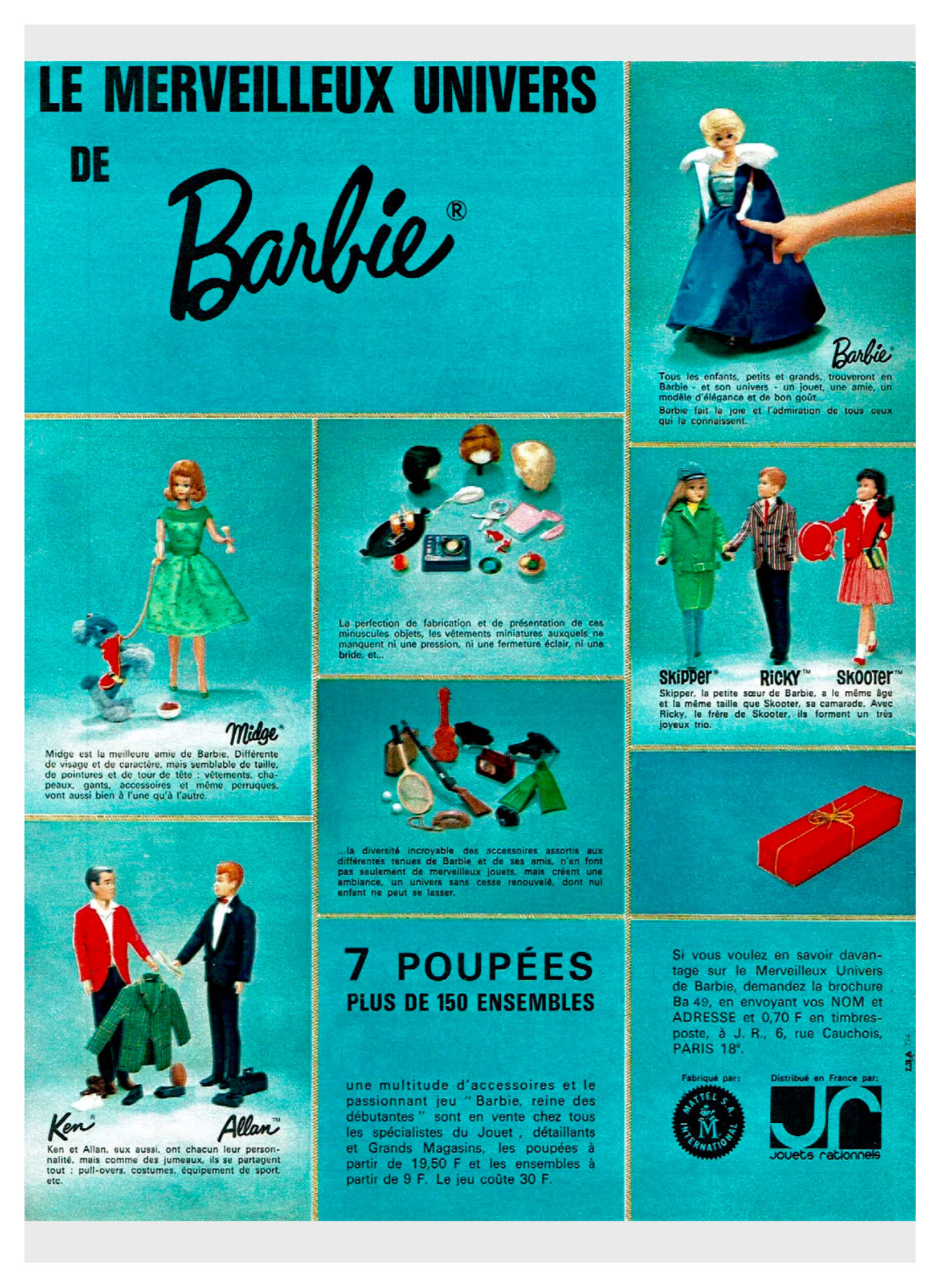 1965 French Jouets rationnels advertisement