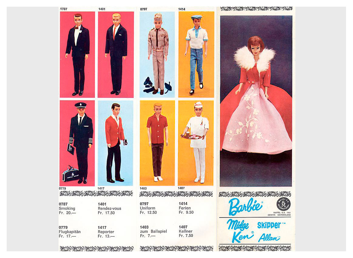 1965 Swiss Mattel Barbie booklet
