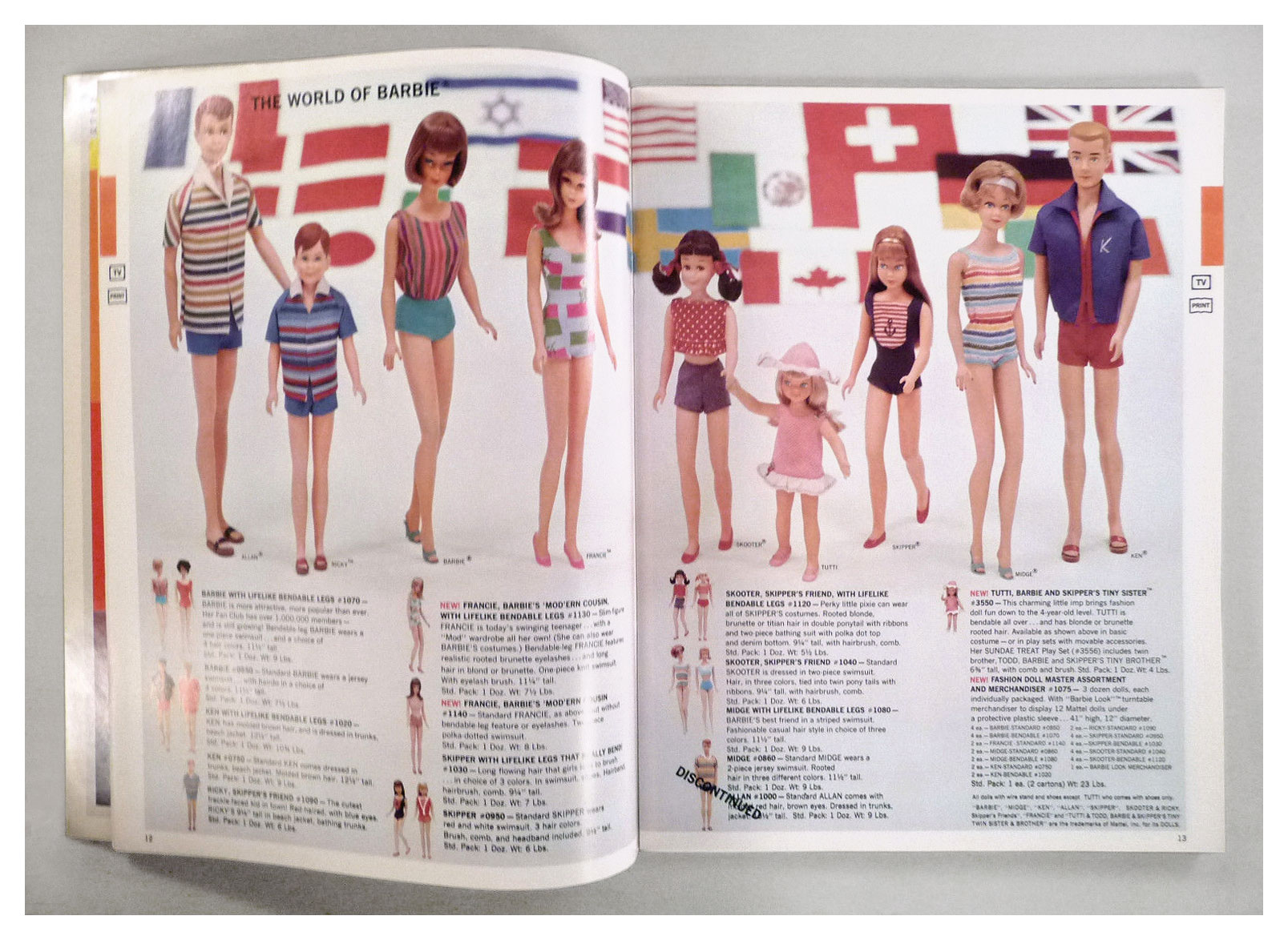 Mattel Toys 1966 catalogue