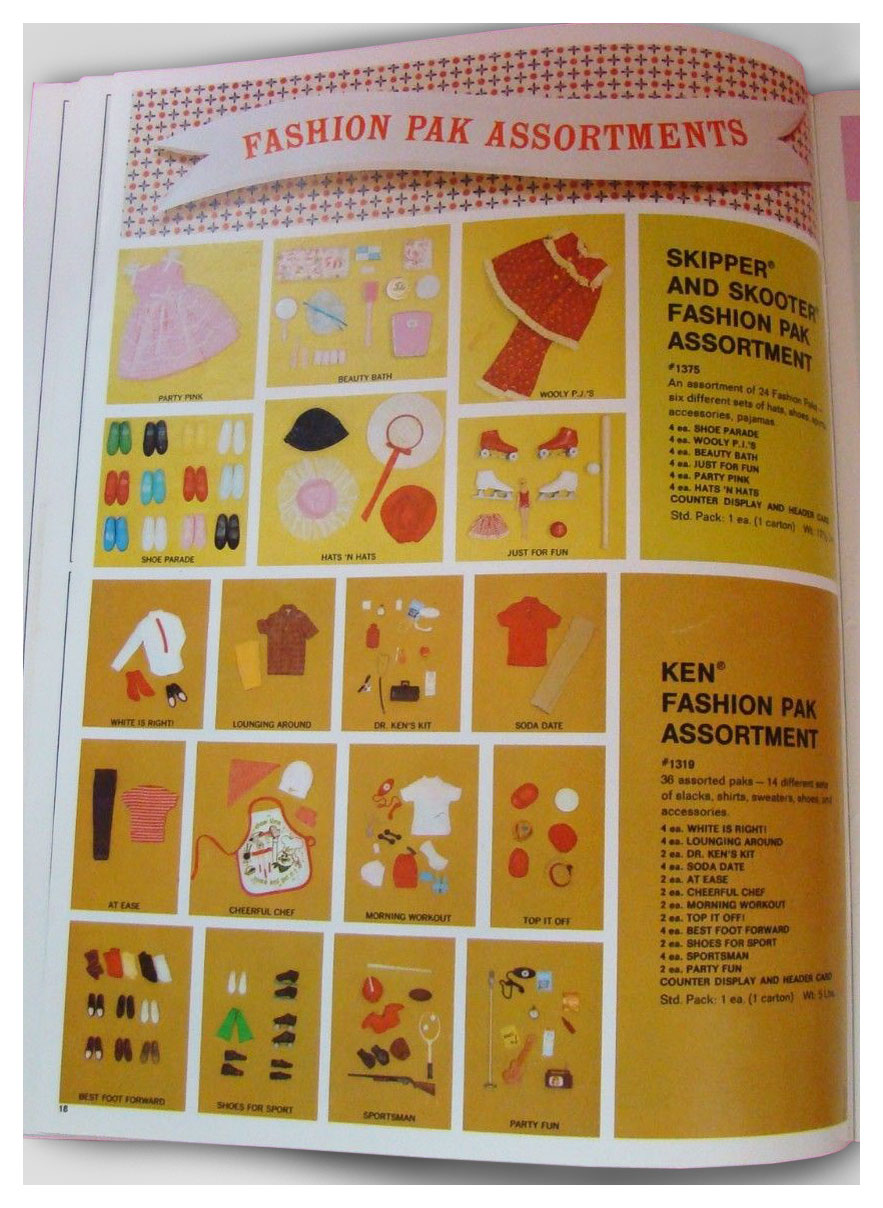 From 1967 Mattel Toys (black) catalogue