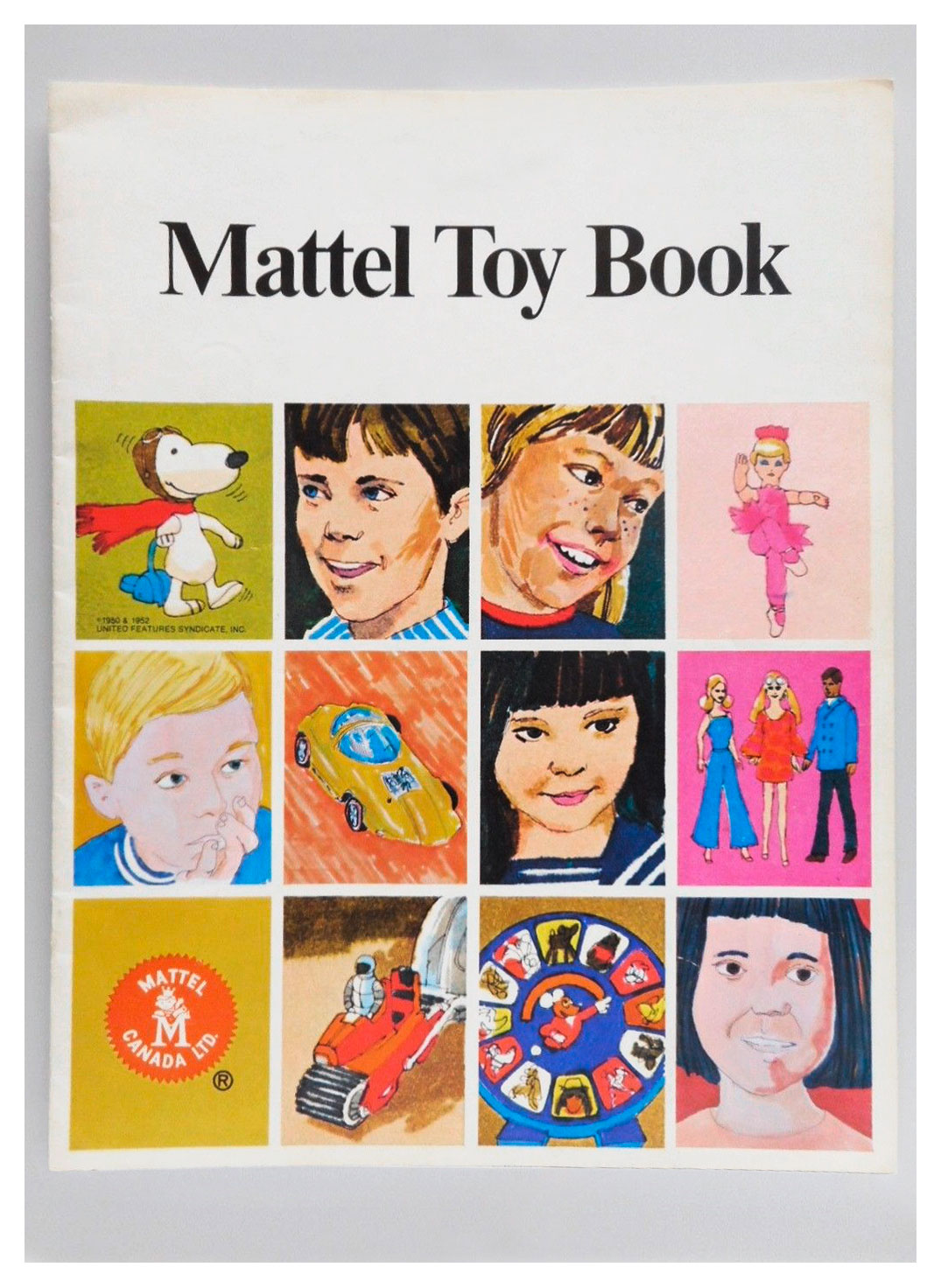 1969 Canadian Mattel Toy Book sample book