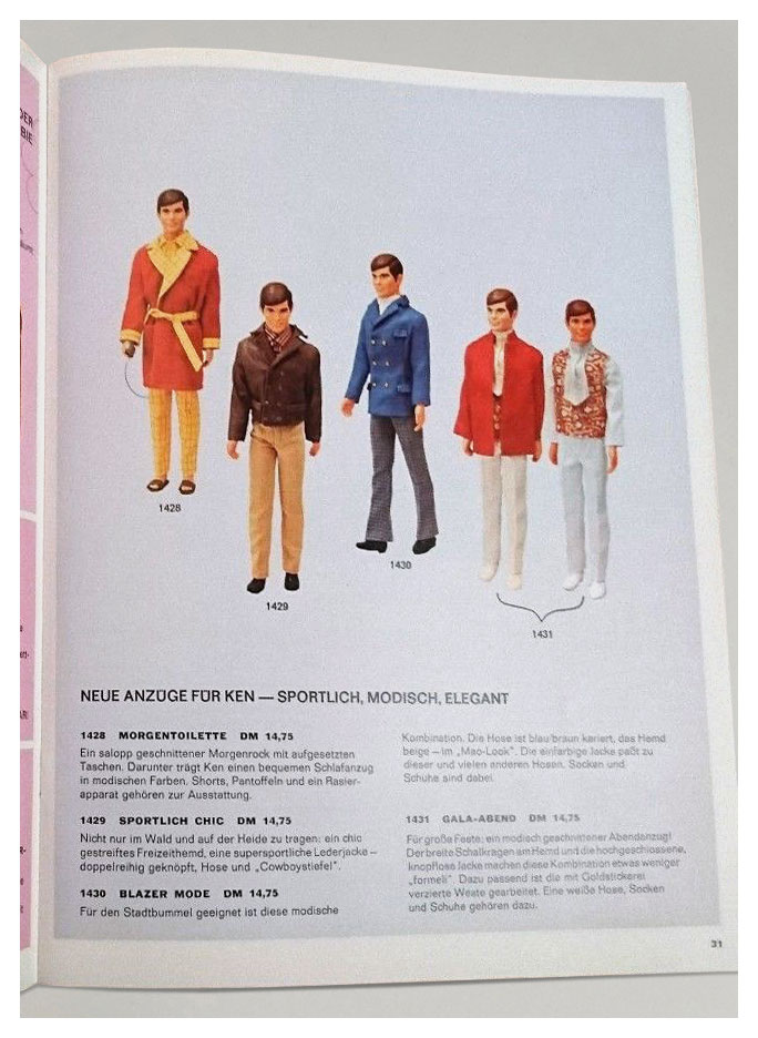 From 1969 German Mattel Spielzeug catalogue