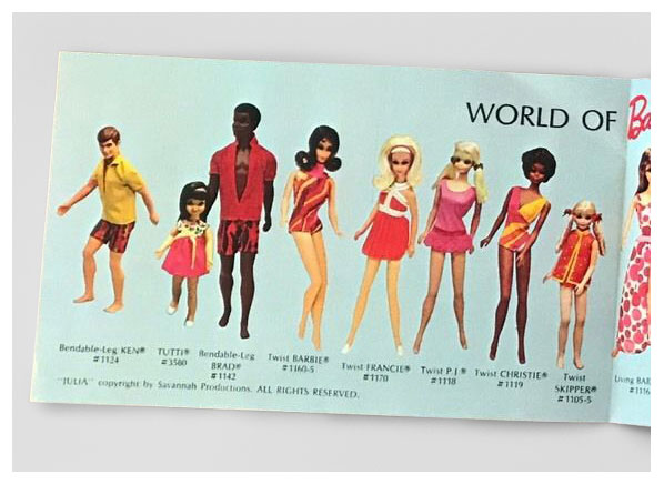 1971-72 The Lively World of Barbie booklet