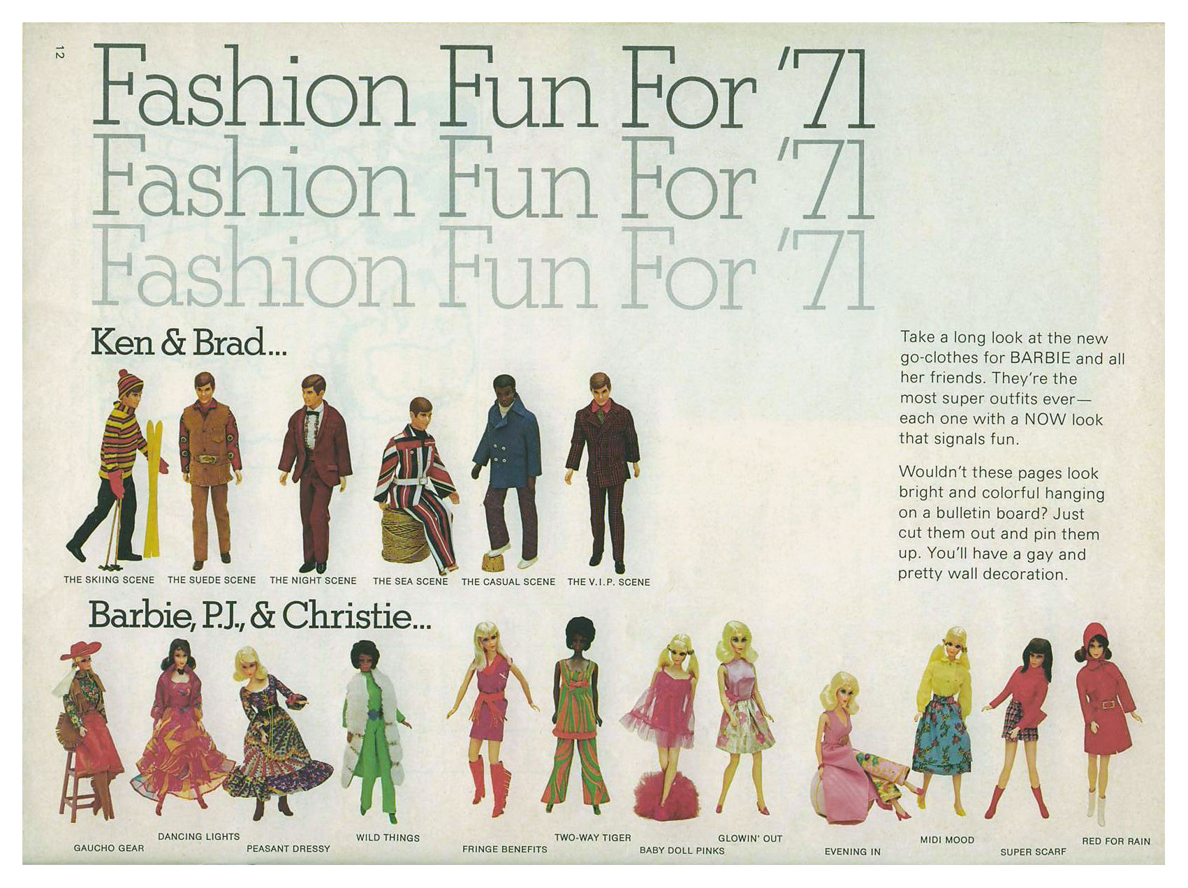 From 1971 Barbie Talk magazine