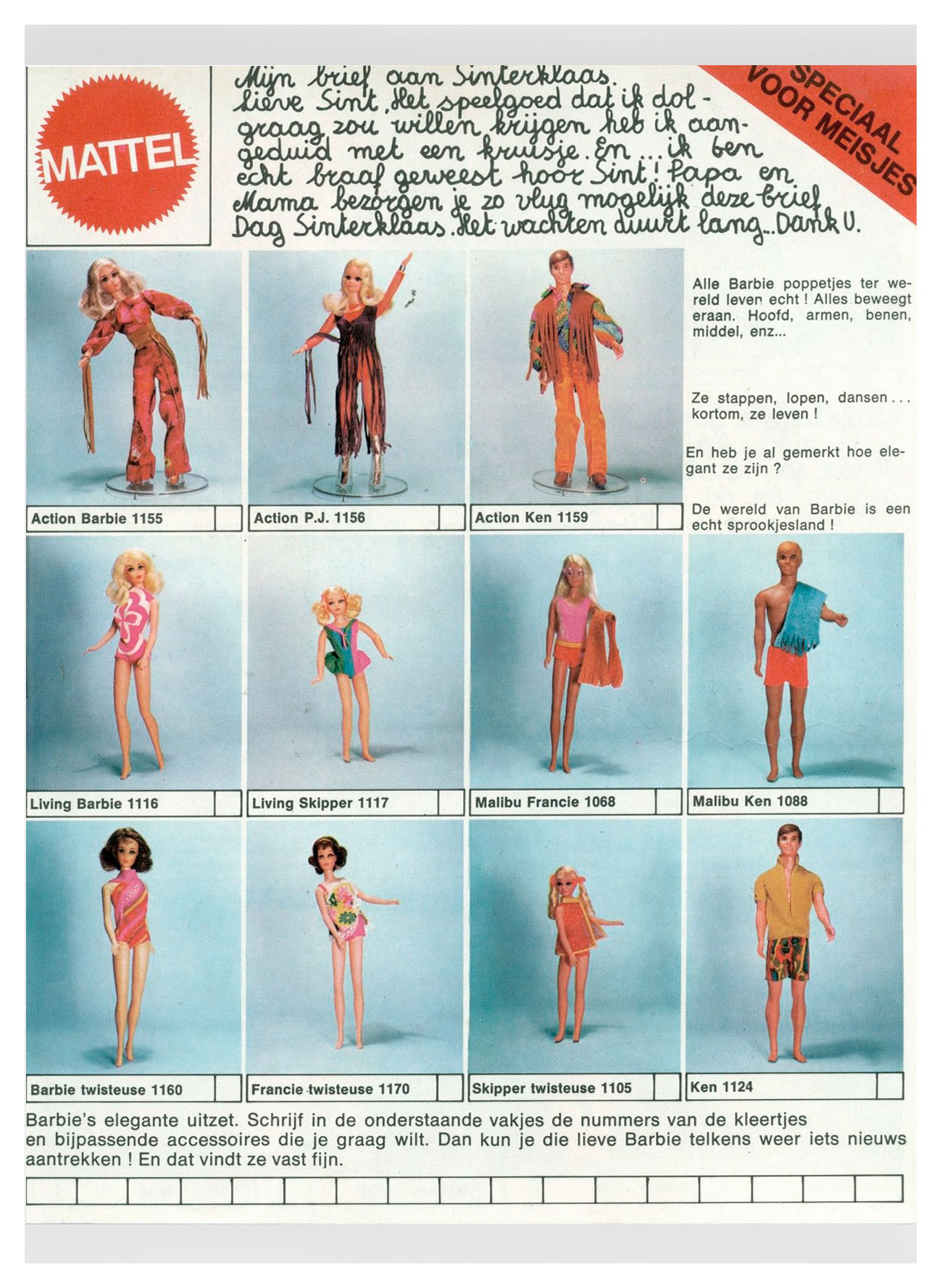 1971 Dutch Barbie & Ken advertisement