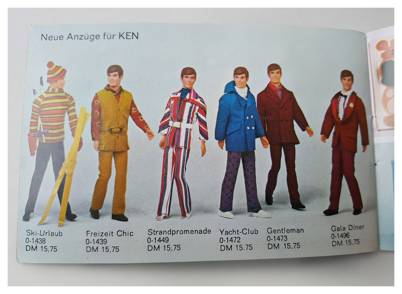 From 1971 German Barbie booklet