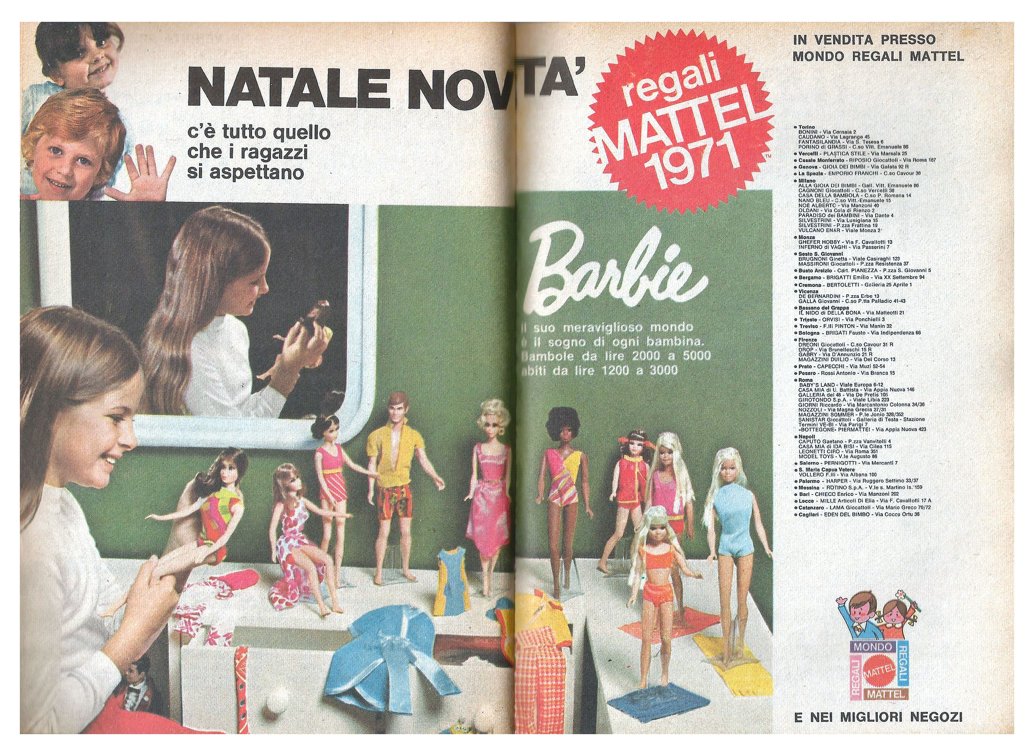 Advertisement from 1971 Italian Topolino maagzine