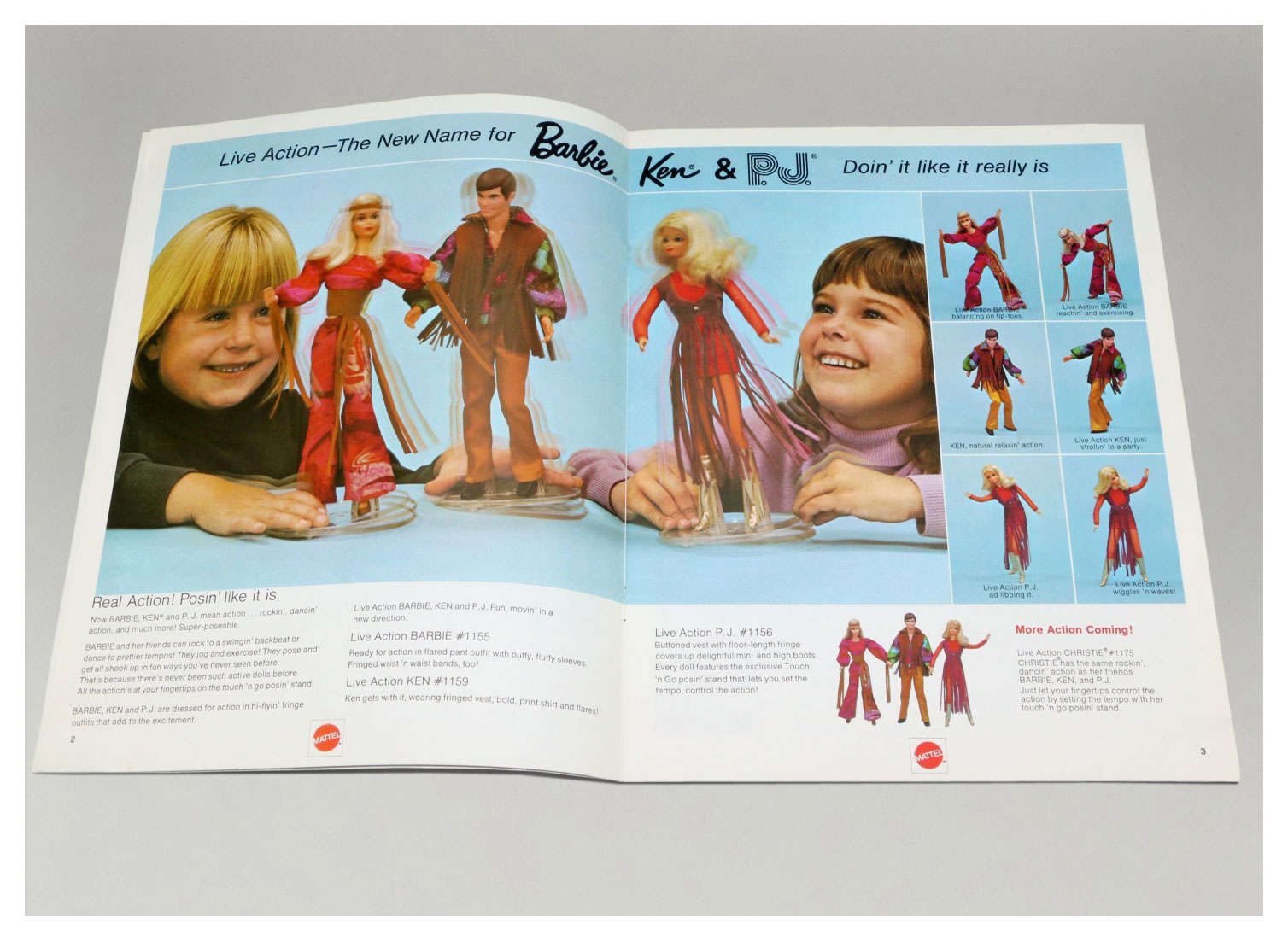 From Mattel Dolls ’71 January Introductions catalogue