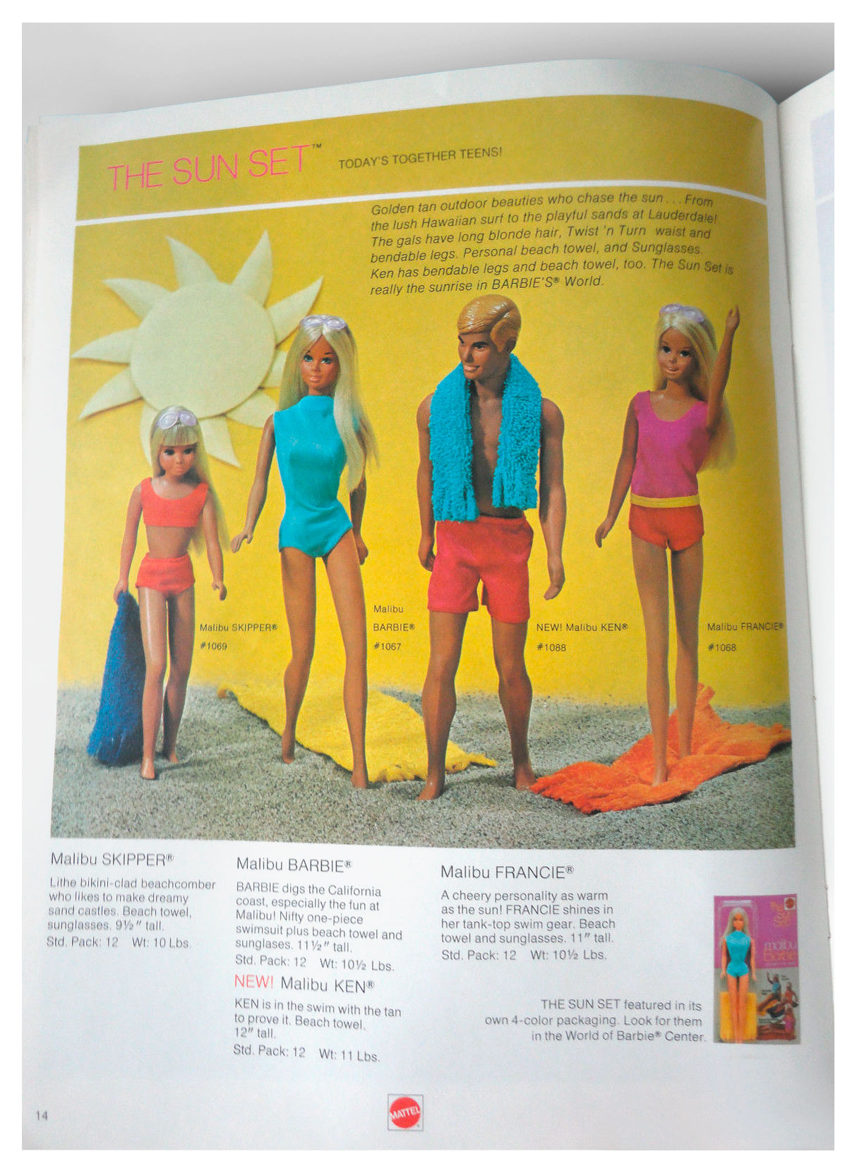 From Mattel Dolls '71 catalogue