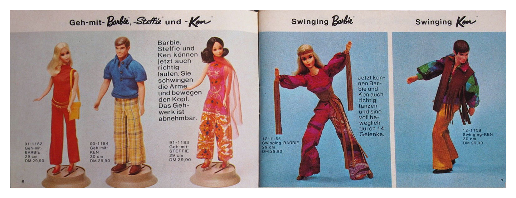 From 1972 German Barbie booklet