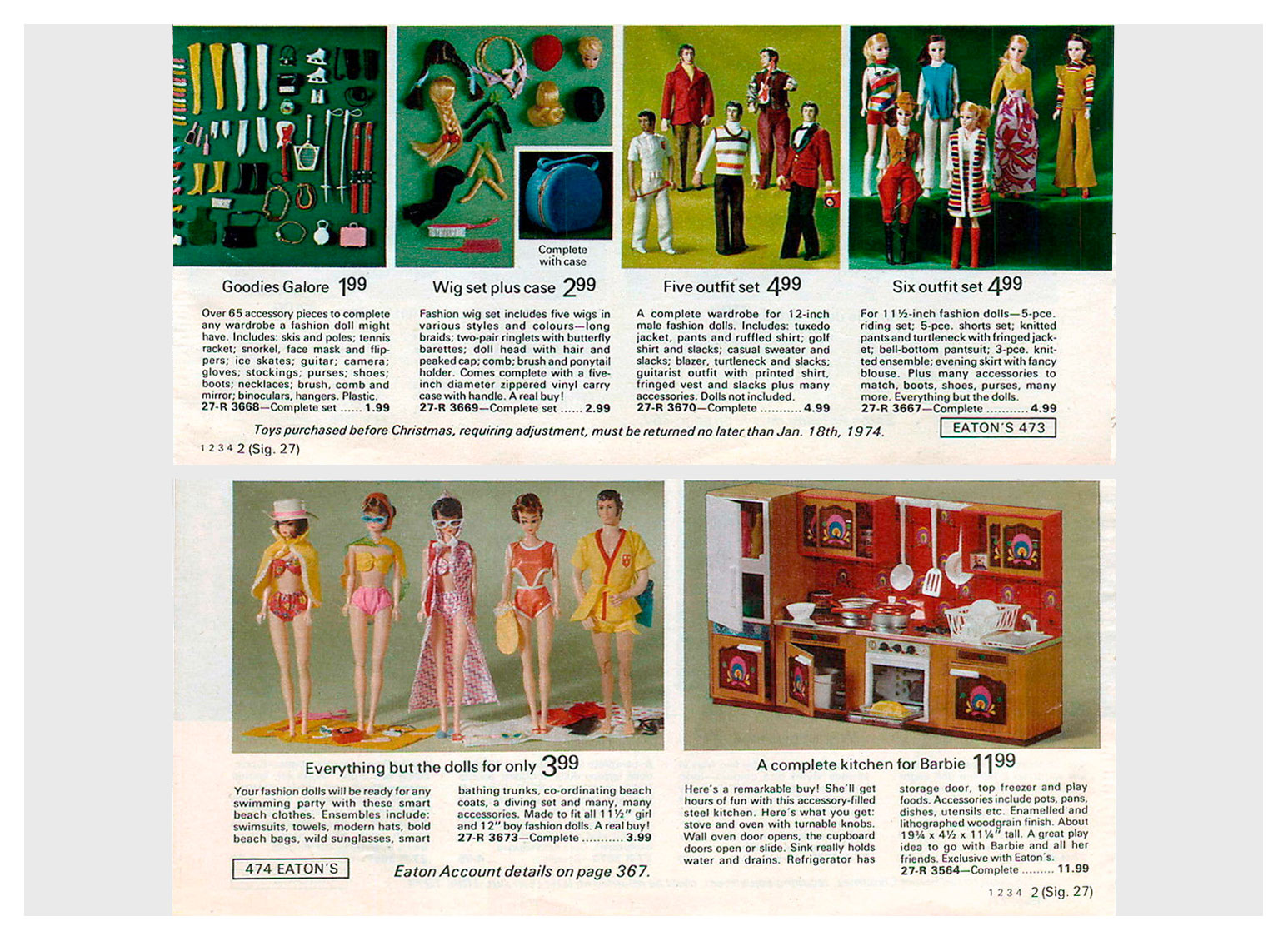 From 1973 Eaton's Christmas catalogue