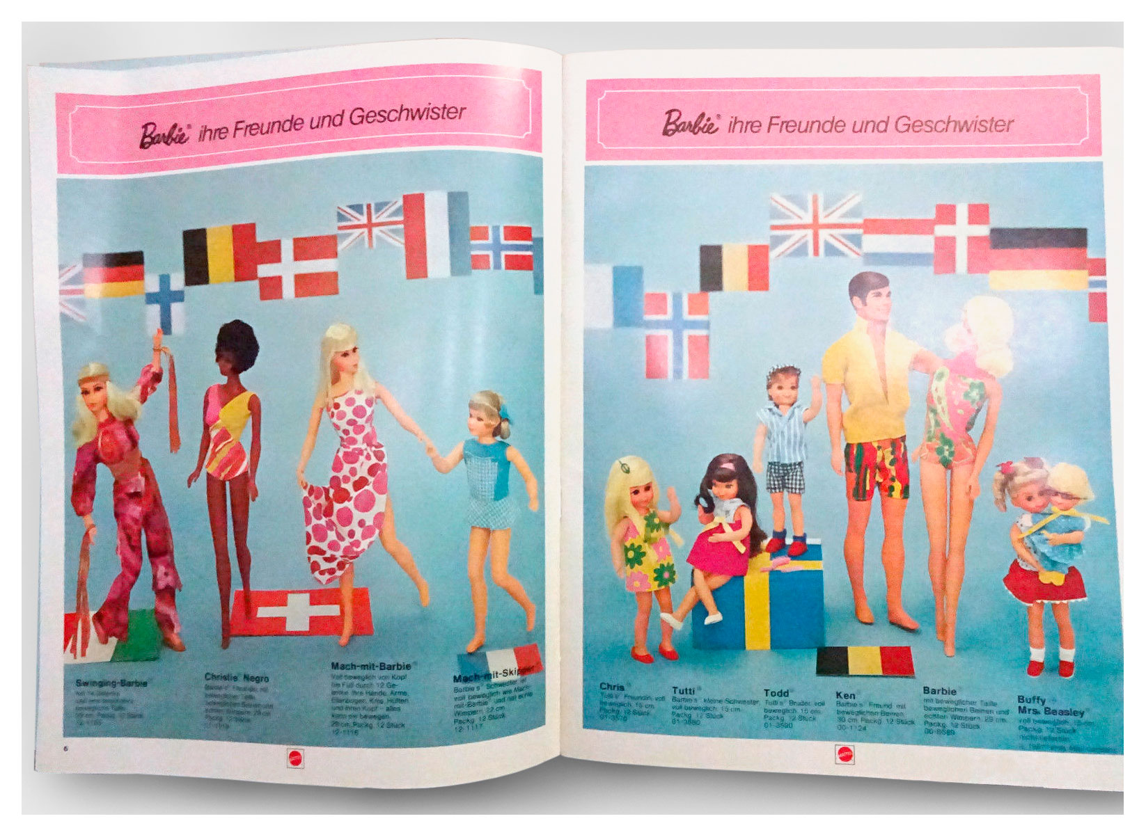 From German Mattel Spielzeug '73 catalogue