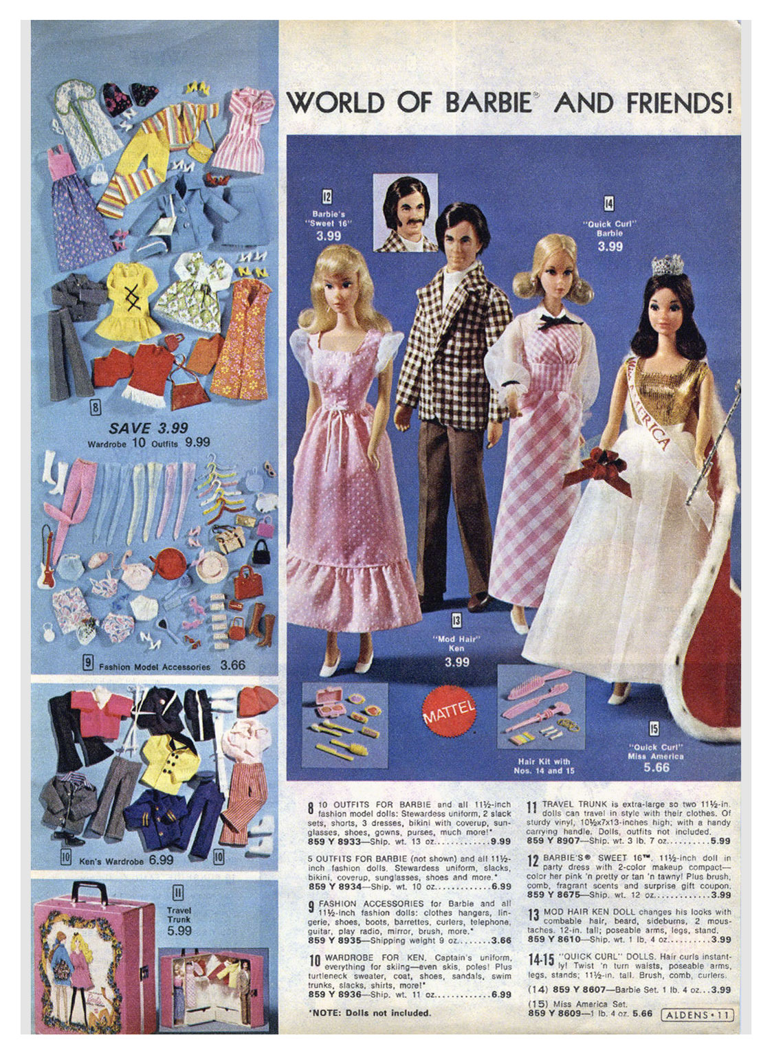 From 1974 Aldens Christmas catalogue