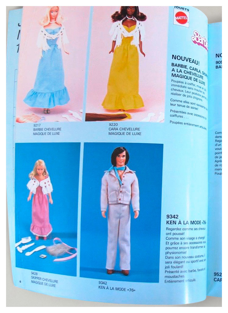 From 1976 French Mattel Jouets '76 catalogue