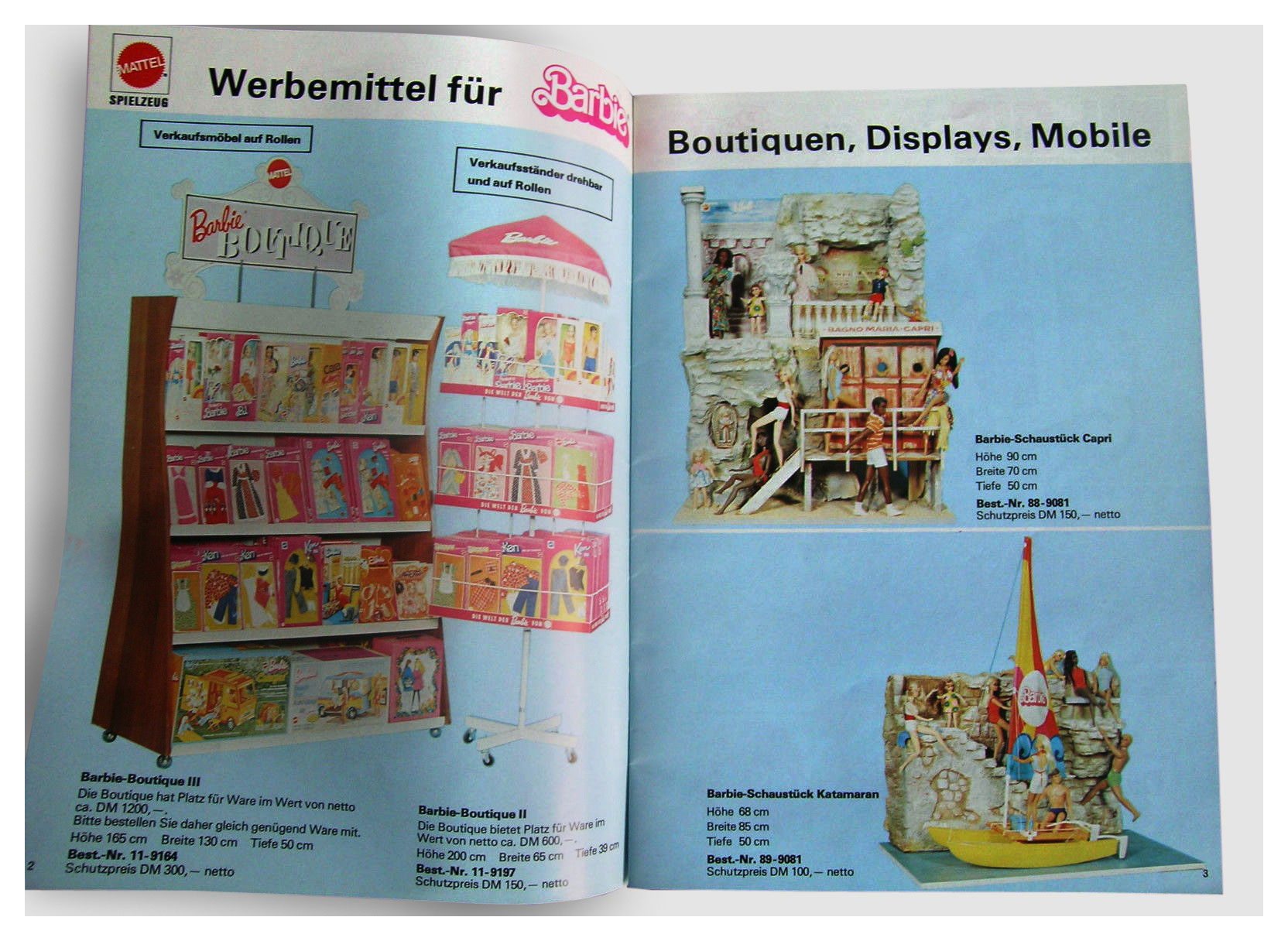 From 1976 Mattel Werbemittel catalogue