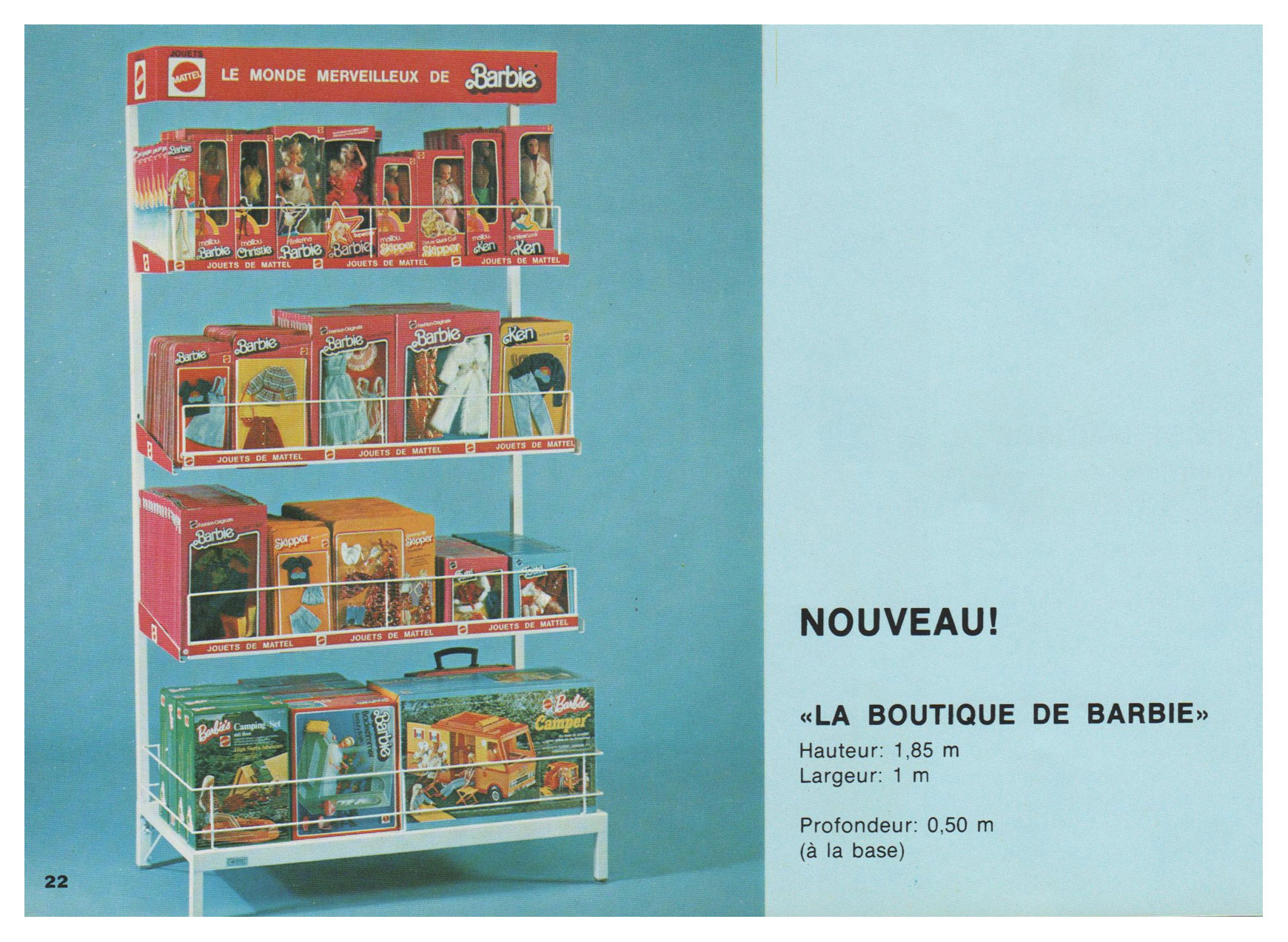From 1977 French Mattel Toy catalogue