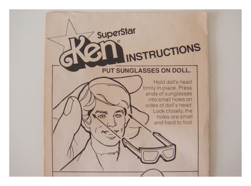 1978 #2211 SuperStar Ken instructions