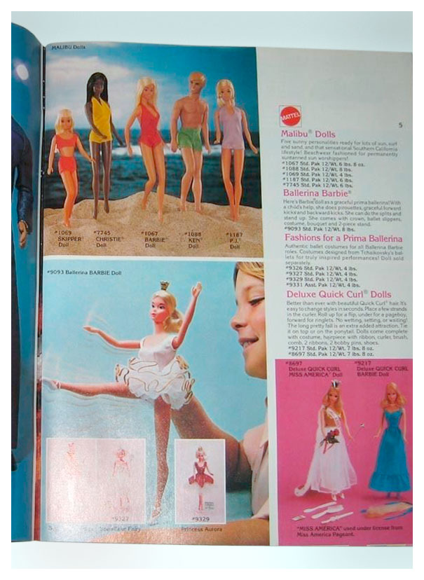 From 1978 Mattel Dimension catalogue