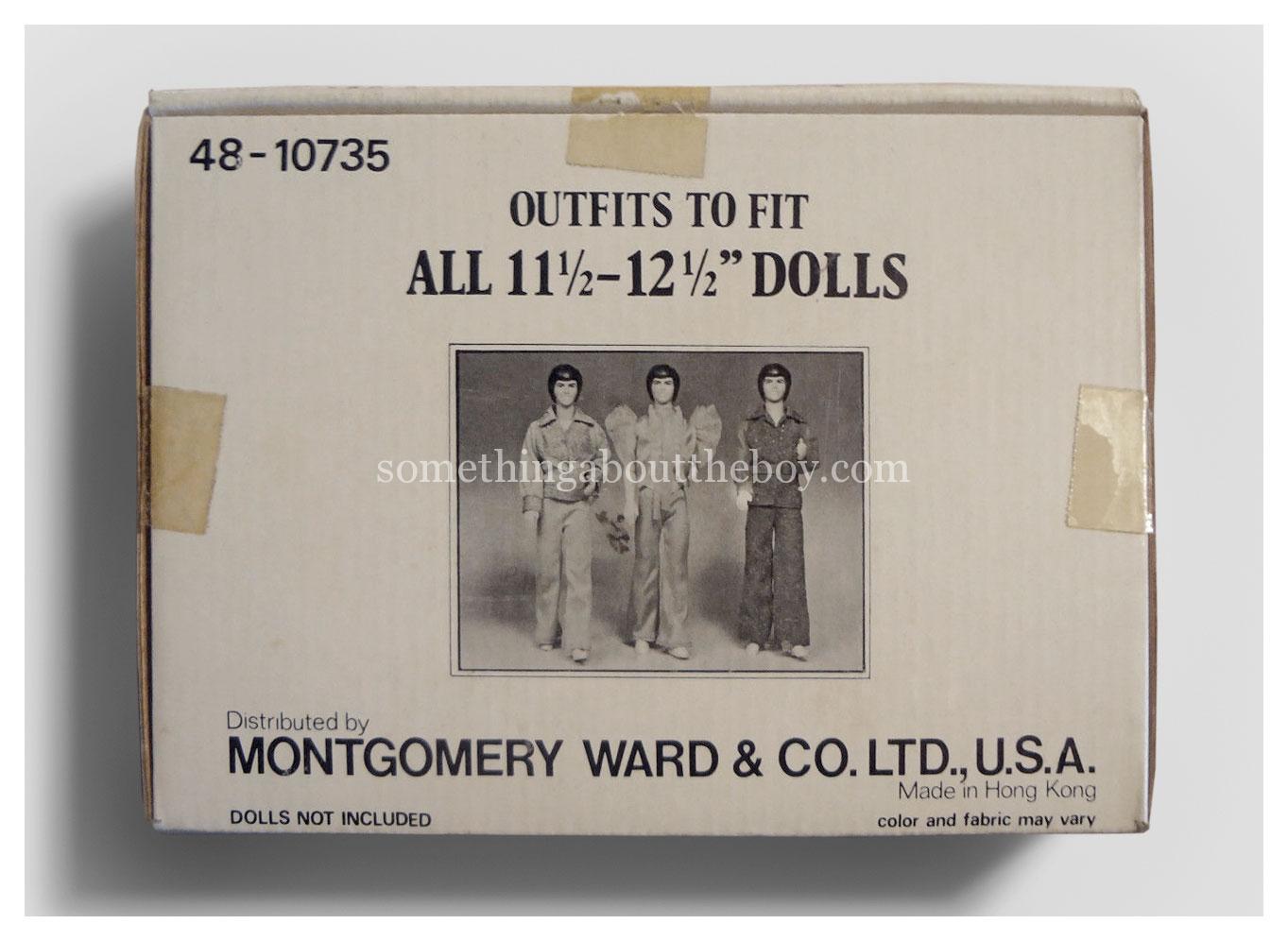 1978 Montgomery Ward Donny Osmond outfits original packaging