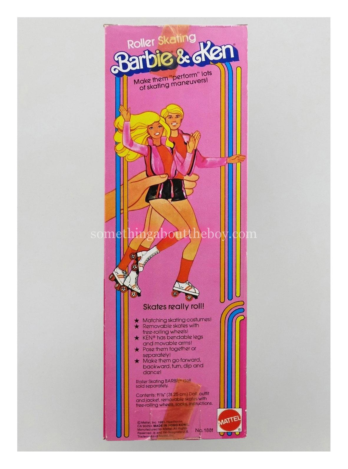 1980 #1881 Roller Skating Ken original packaging