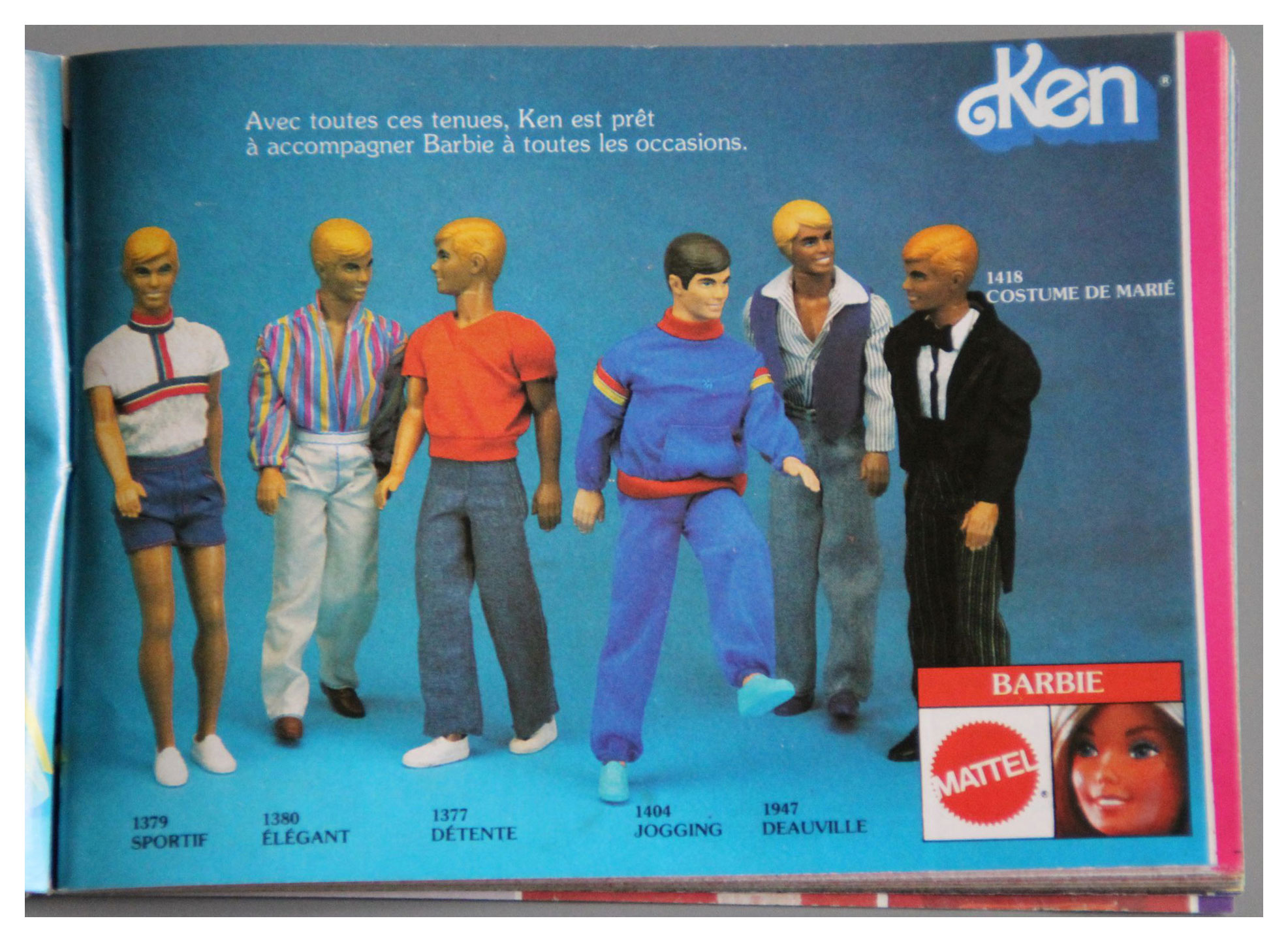 From 1981 French Mattel booklet