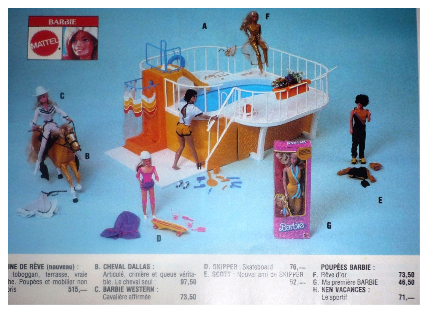 From 1981 French Jouets S.A.J. catalogue