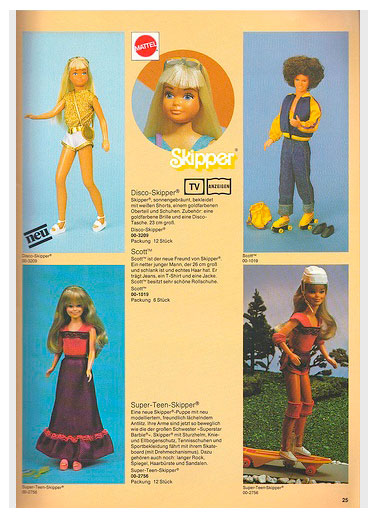 From 1981 German Mattel Toys catalogue