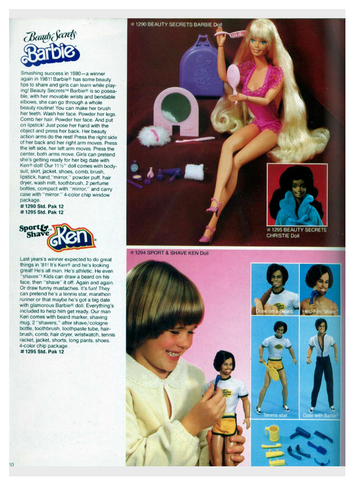 From 1981 Mattel Makes It Happen catalogue