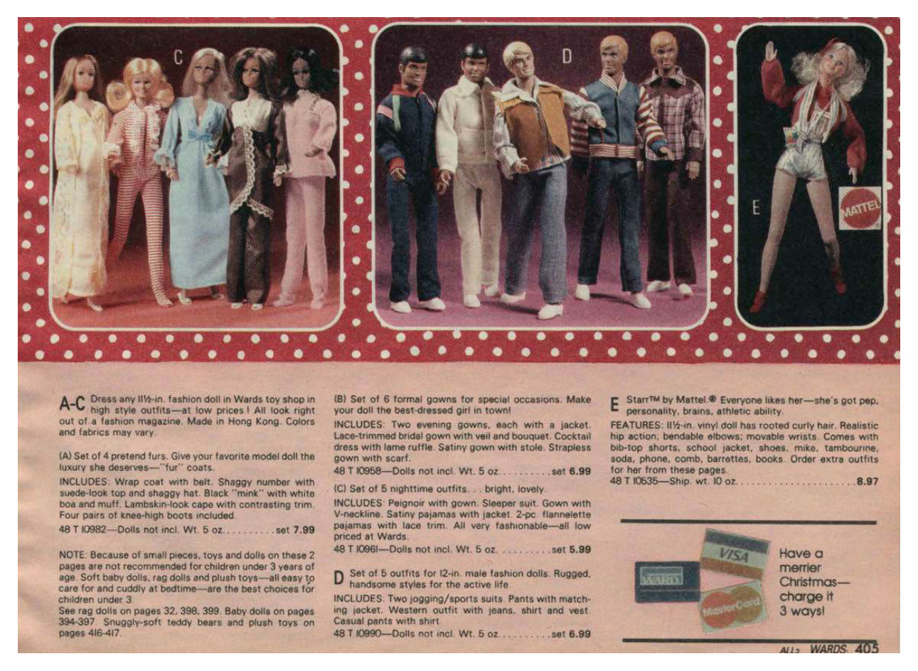 Montgomery Ward Special Edition Fashion Collection for Kenner The