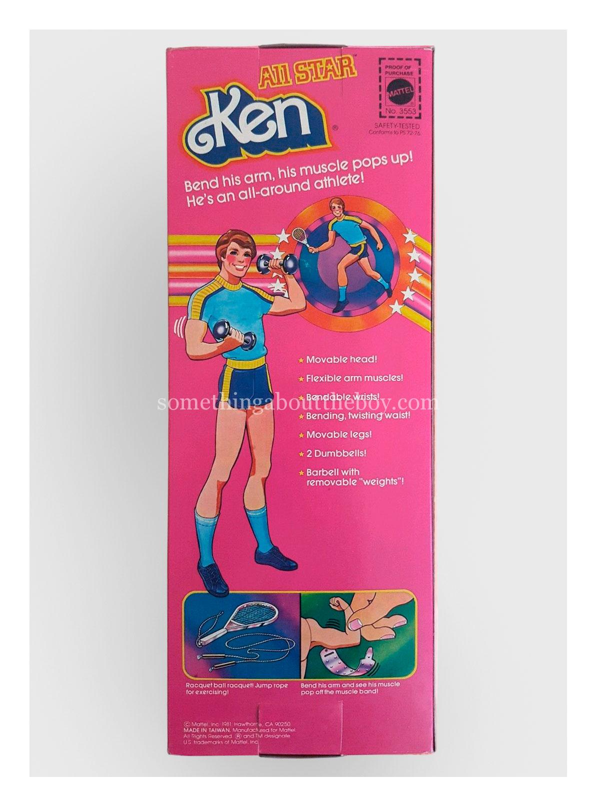 1982 #3553 All Star Ken original packaging