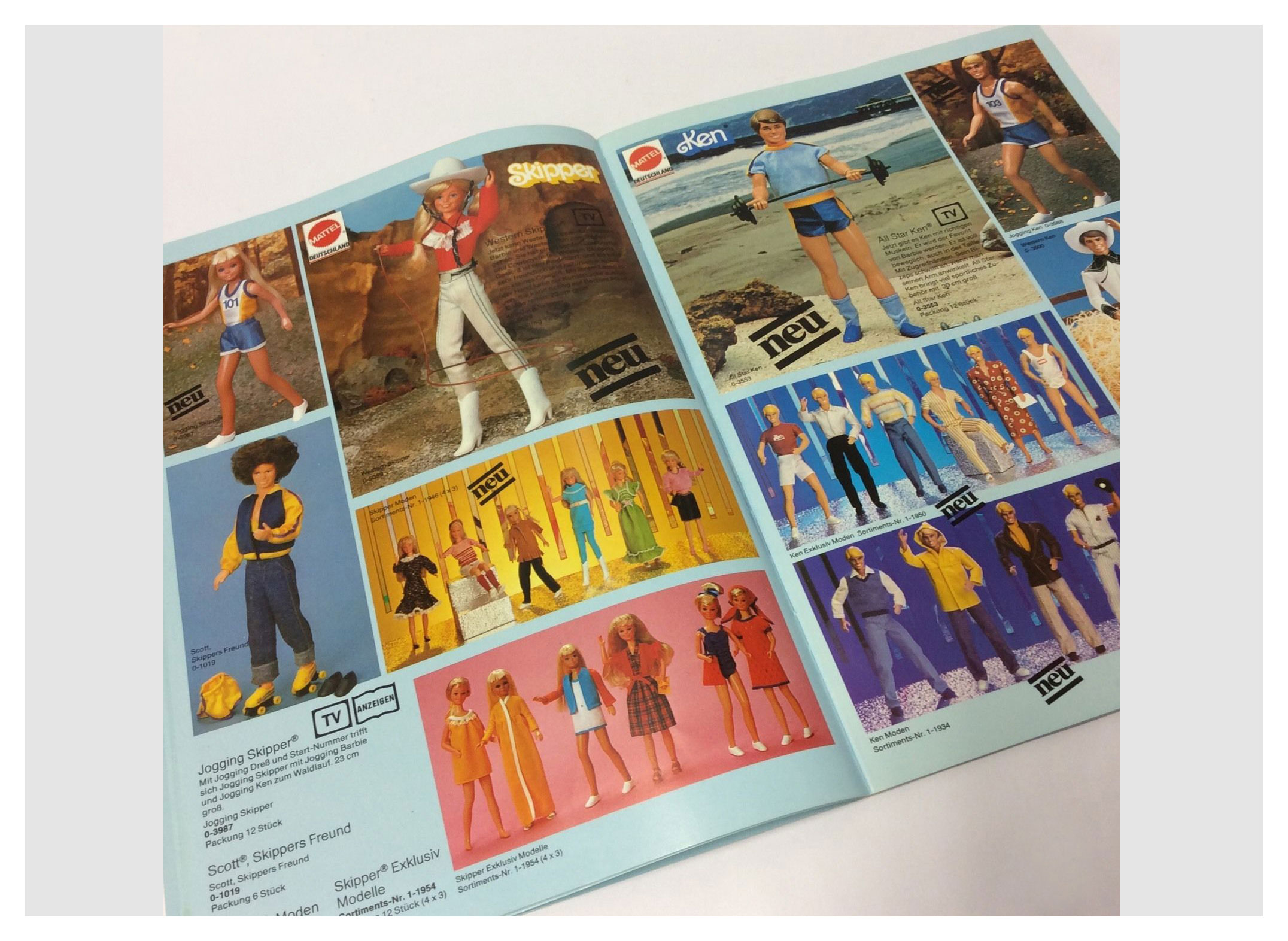 From 1982 German Mattel catalogue