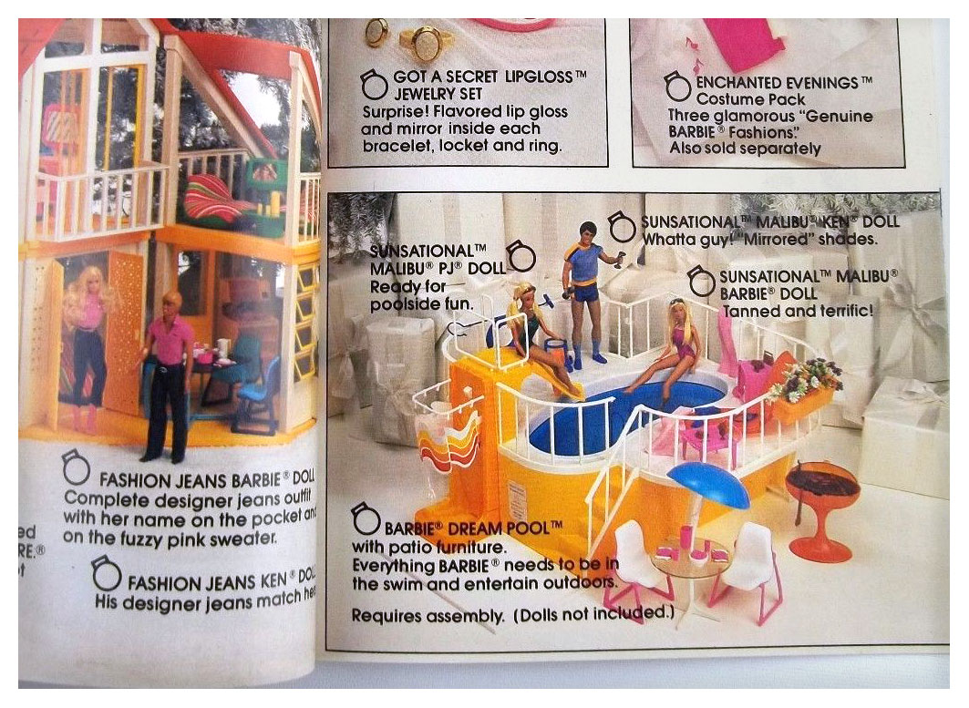 From 1982 Mattel Wish List brochure