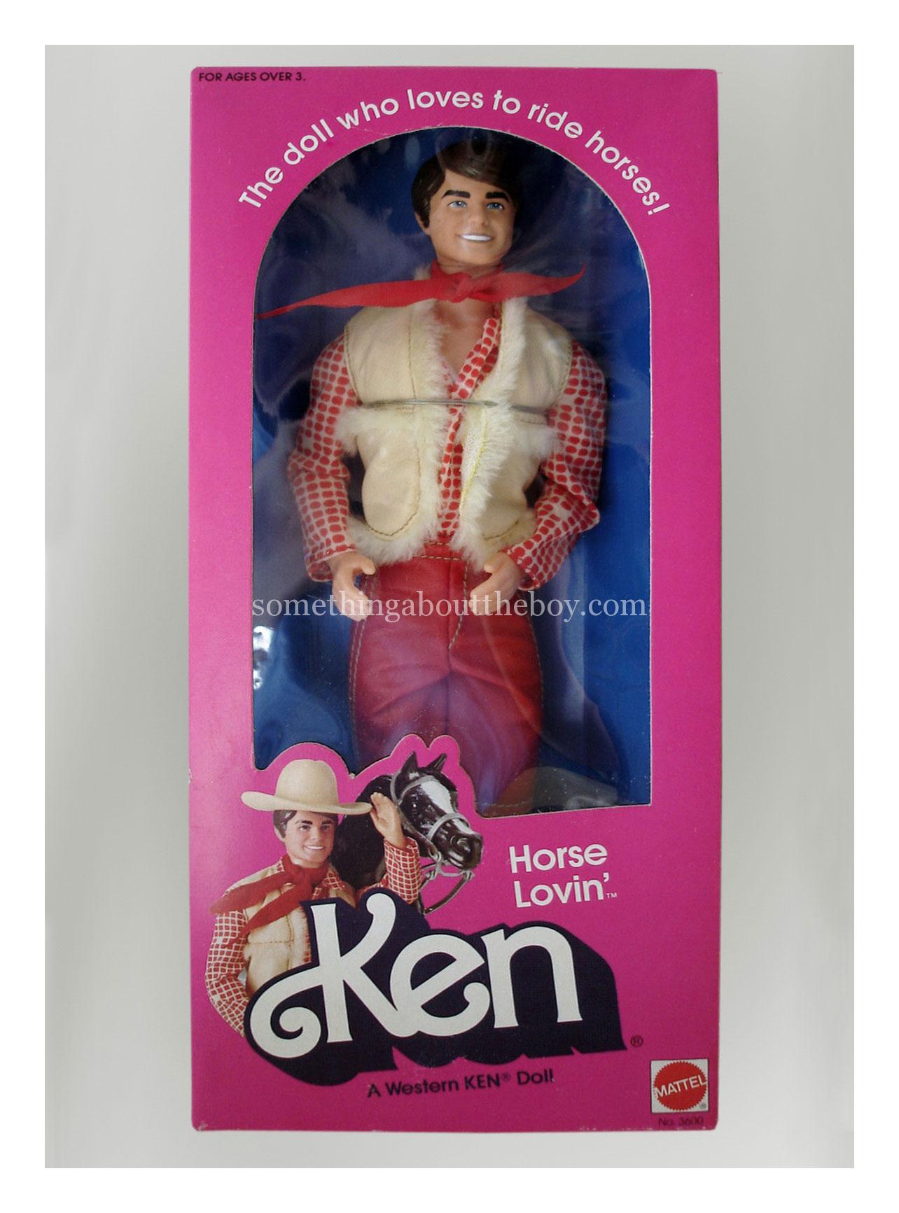 1983 #3600 Horse Lovin' Ken in original packaging