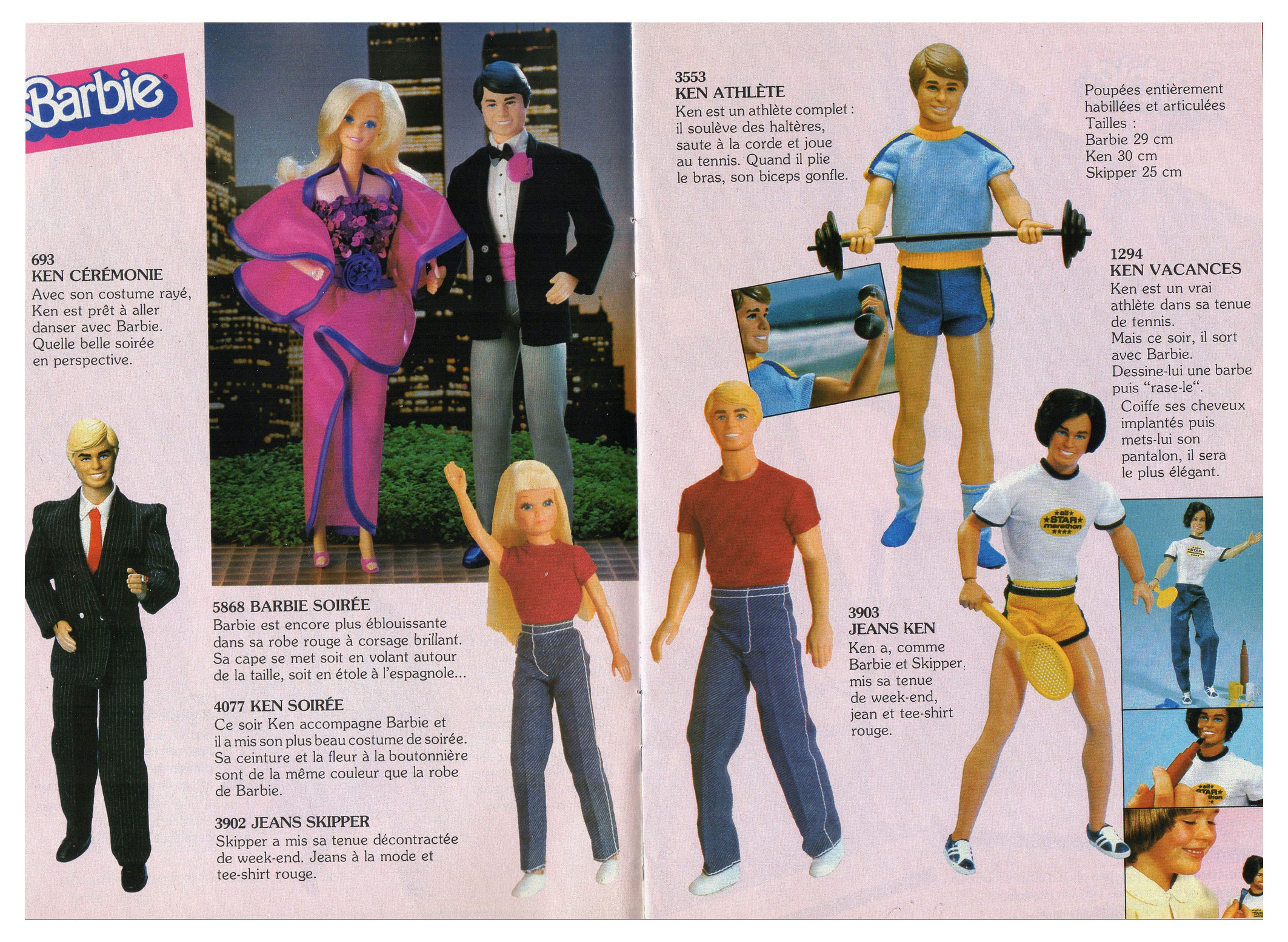 From 1983 French Mattel Toy catalogue