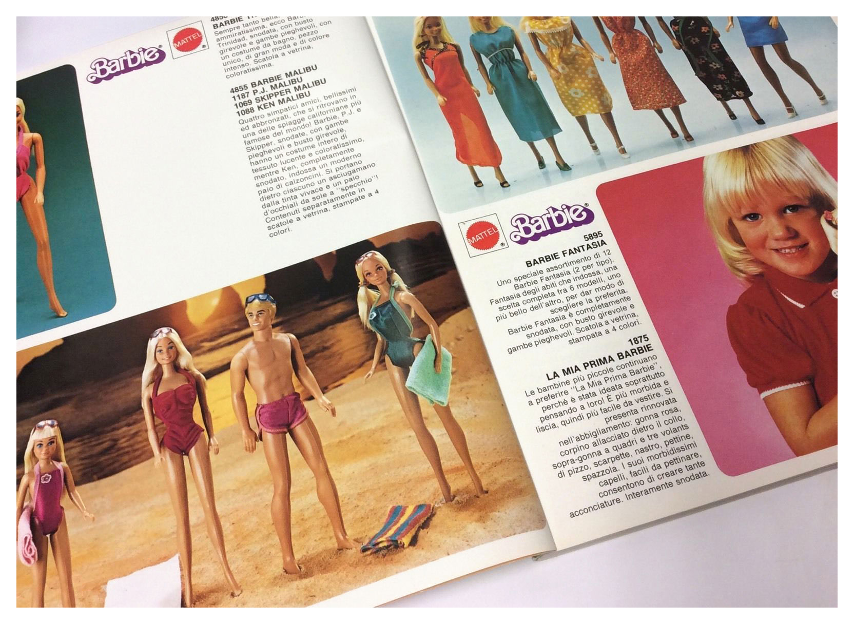 From 1983 Italian Mattel catalogue